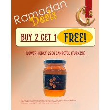FLOWER HONEY 225G CANPETEK (TURKISH) BUY 2 GET 1 FREE